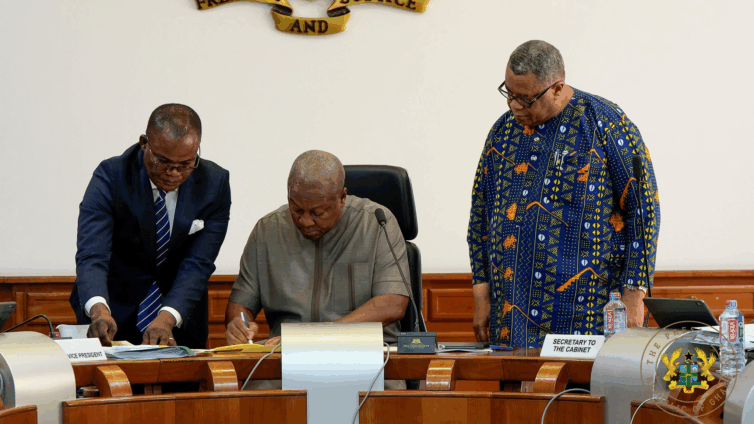 President Mahama signs 24-Hour Economy Authority bill into law Source: Myjoyonline.com