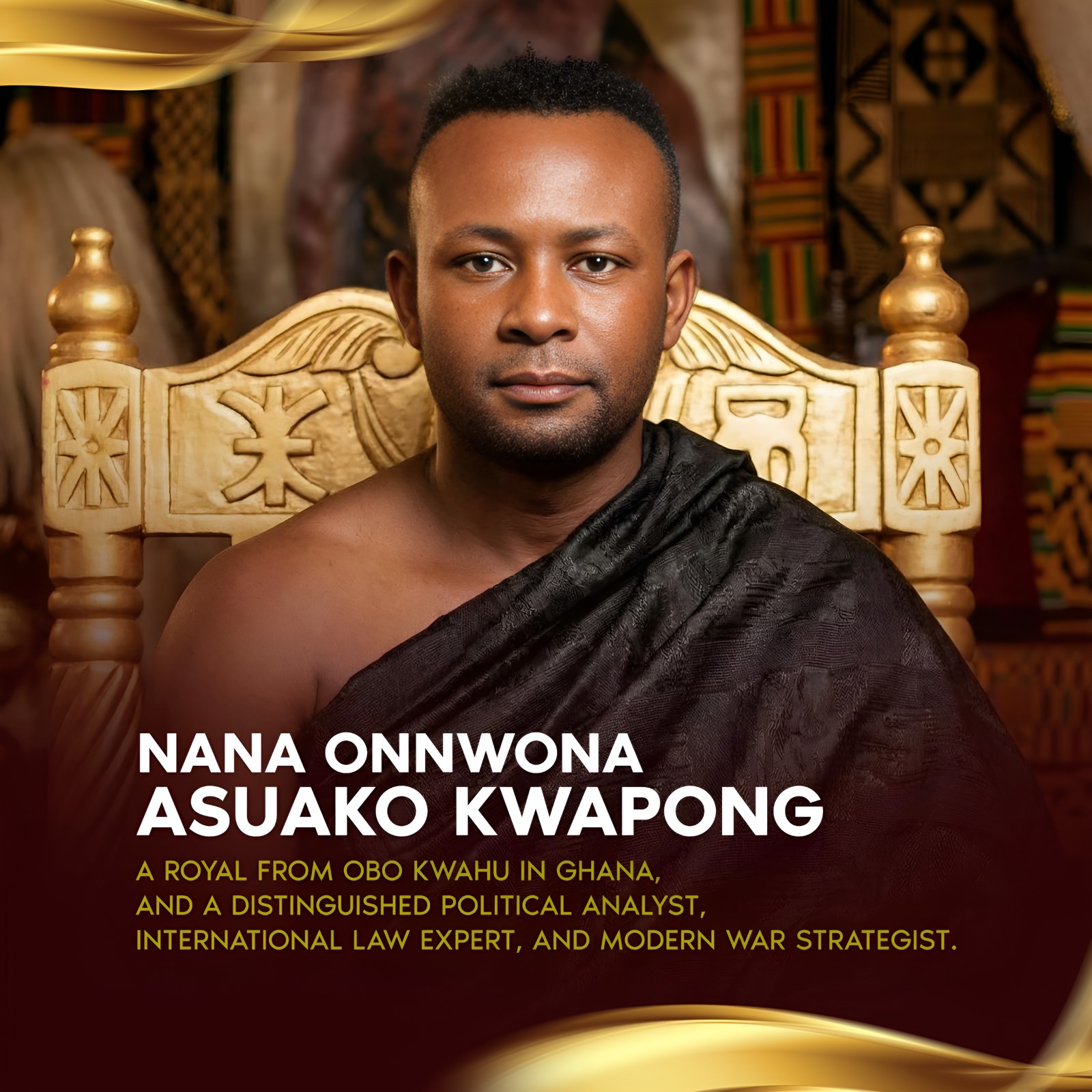 NANA ONNWONA ASUAKO KWAPONG CALLS FOR DIPLOMACY AND STRONGER SECURITY INVESTMENT.